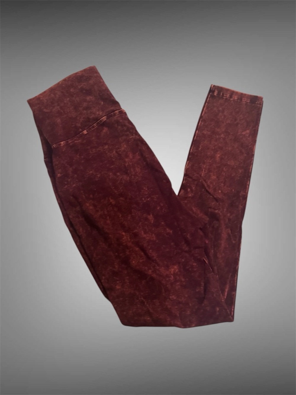 ZENANA SIGNATURE MINERAL WASH YOGA PANTS SIZE LARGE